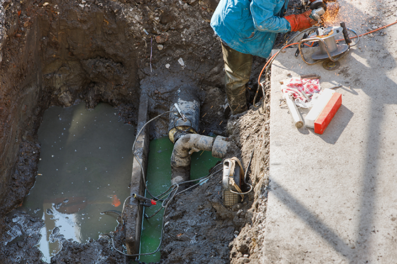 sewer line repair plumber orange county ca